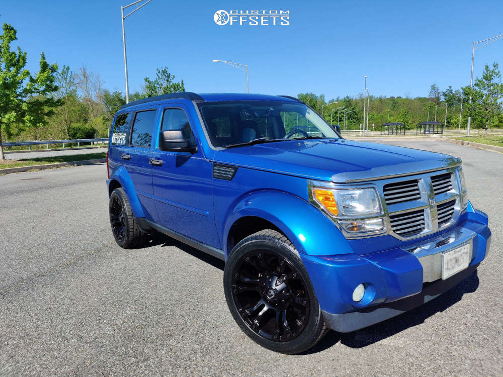 2007 Dodge Nitro with 20x9 1 Fuel Vapor and 255/45R20 Nitto Nt421q and  Stock | Custom Offsets