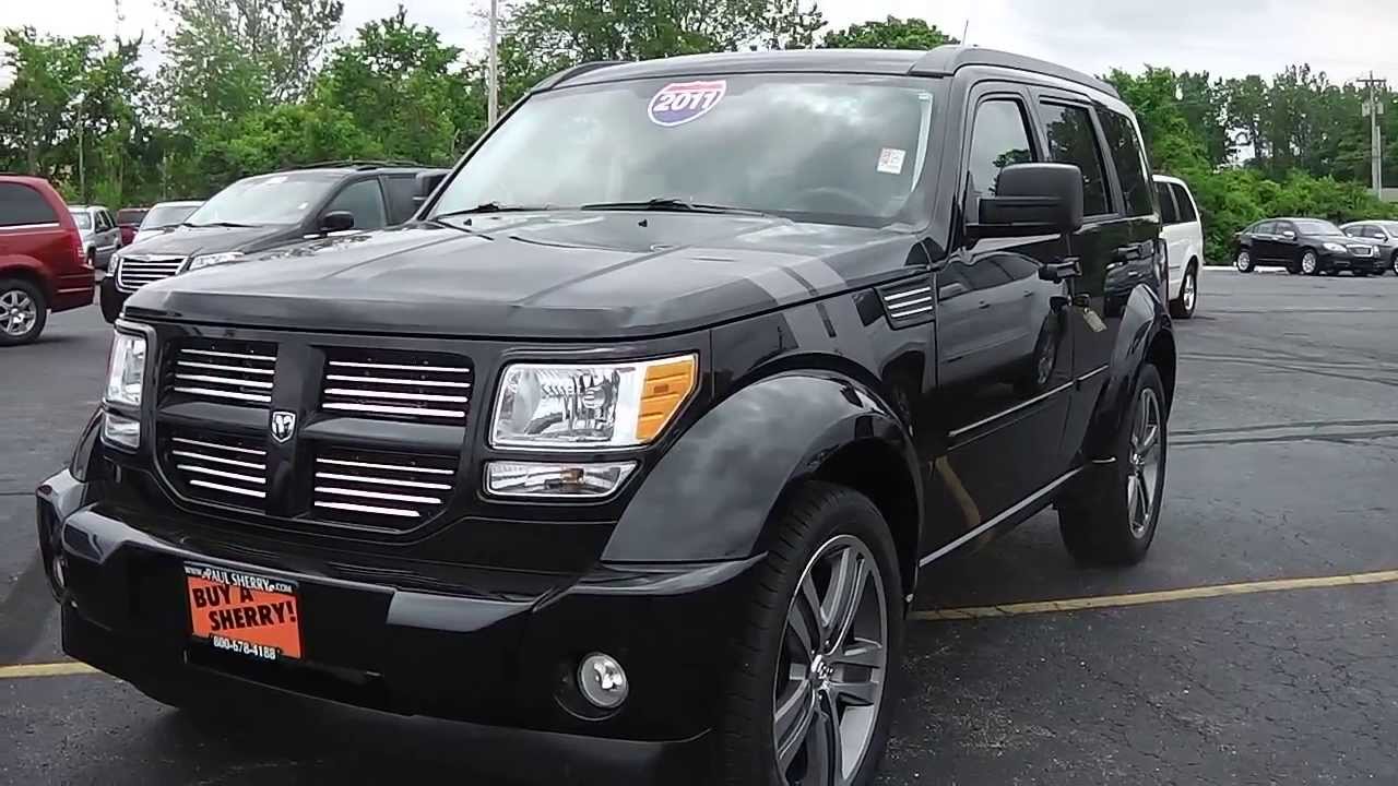 2011 Dodge Nitro Shock SUV Black for sale Dayton Troy Piqua Sidney Ohio -  26742AT - YouTube