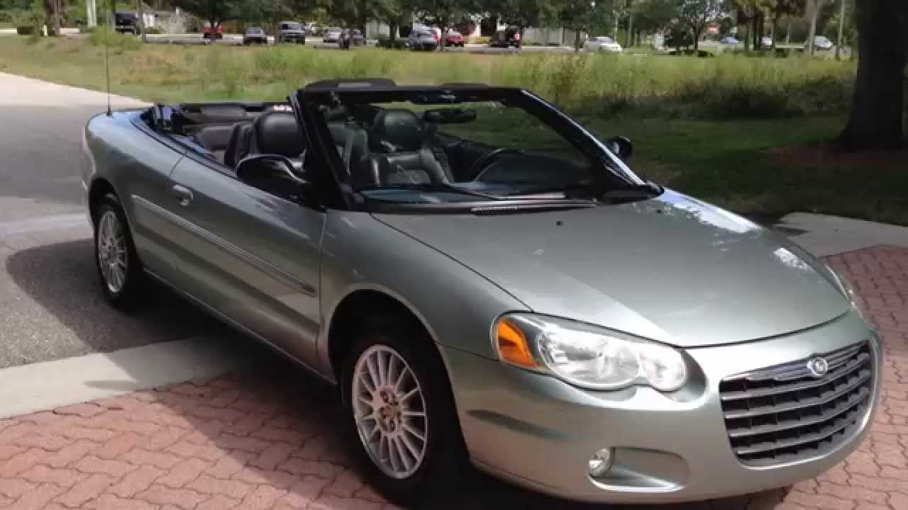 2005 Chrysler Sebring Touring Convertible - View our current inventory at  FortMyersWA.com - YouTube
