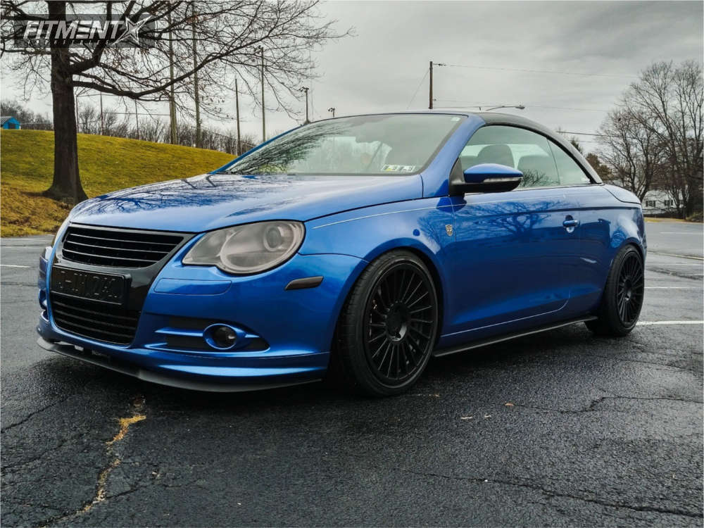 2009 Volkswagen EOS Komfort with 18x8.5 Rotiform Ind-t and Delinte 225x40  on Coilovers | 327598 | Fitment Industries
