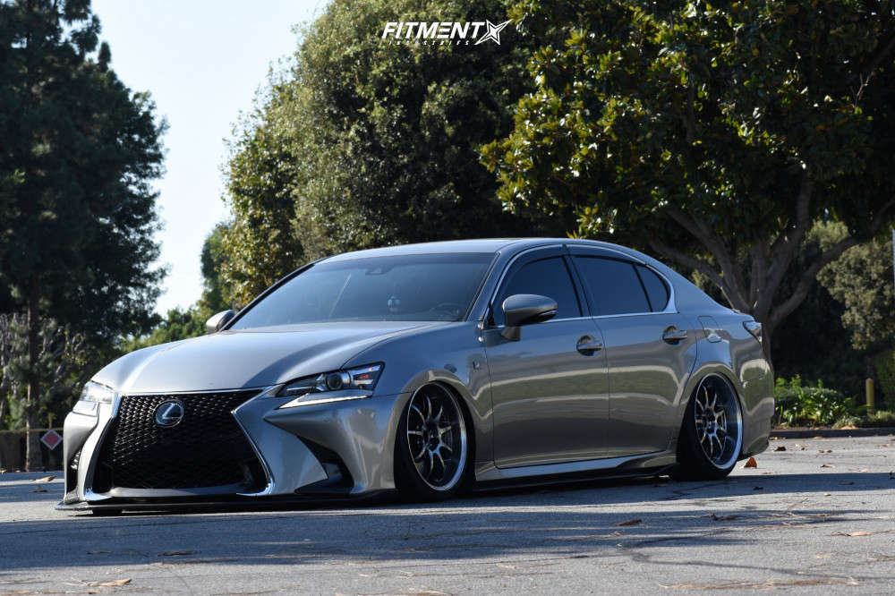 2016 Lexus GS350 F Sport with 19x9.5 Work Emotion D9r and Hankook 235x35 on  Air Suspension | 784353 | Fitment Industries