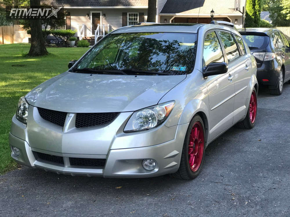 2004 Pontiac Vibe with 17x8 Konig Hypergram and Nitto 225x45 on Coilovers |  449604 | Fitment Industries