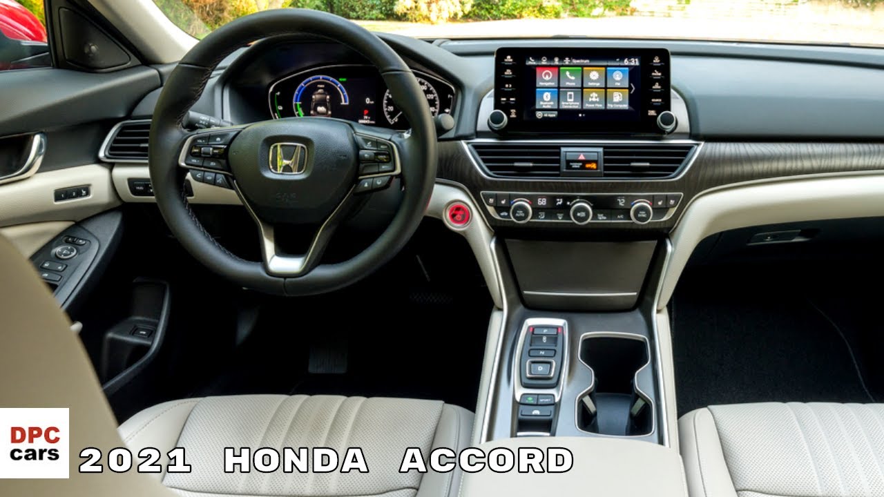 2021 Honda Accord Interior - YouTube
