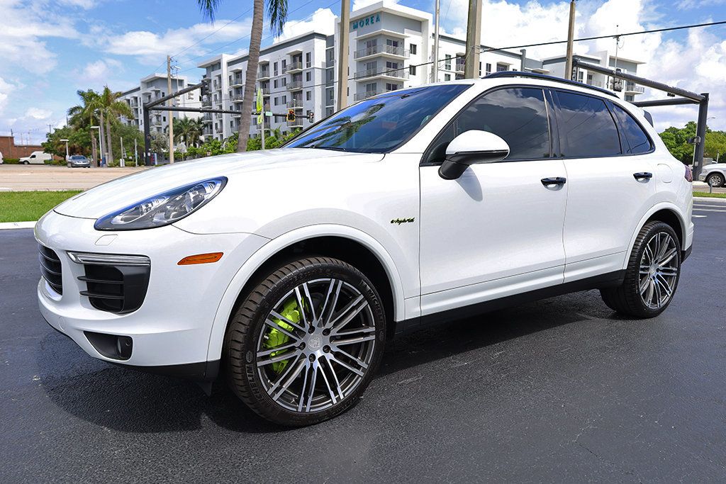 2018 Used Porsche Cayenne S Platinum Edition E-Hybrid at Fort Lauderdale  Collection Serving Pompano Beach, FL, IID 21496021
