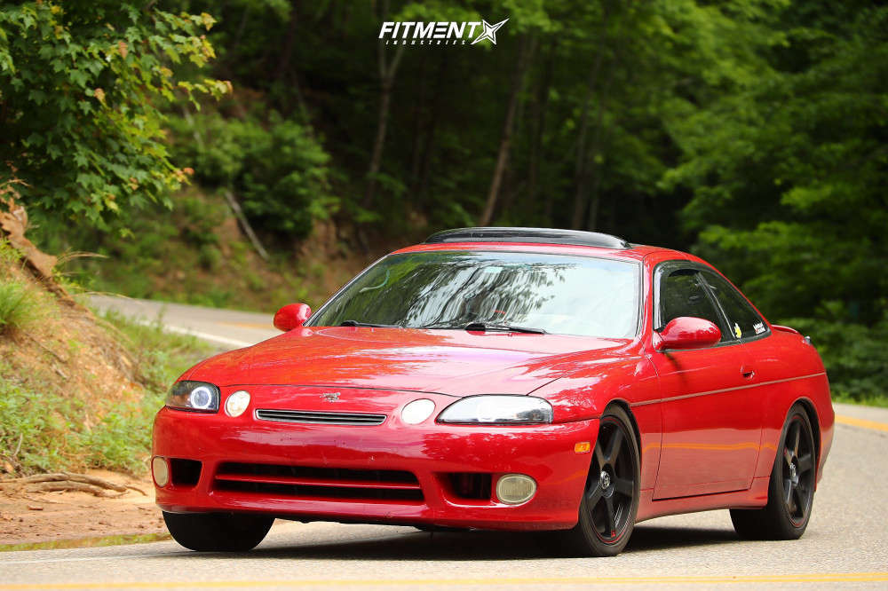 1999 Lexus SC300 Base with 18x8 Motegi Mr116 and Michelin 245x40 on Stock  Suspension | 1891706 | Fitment Industries