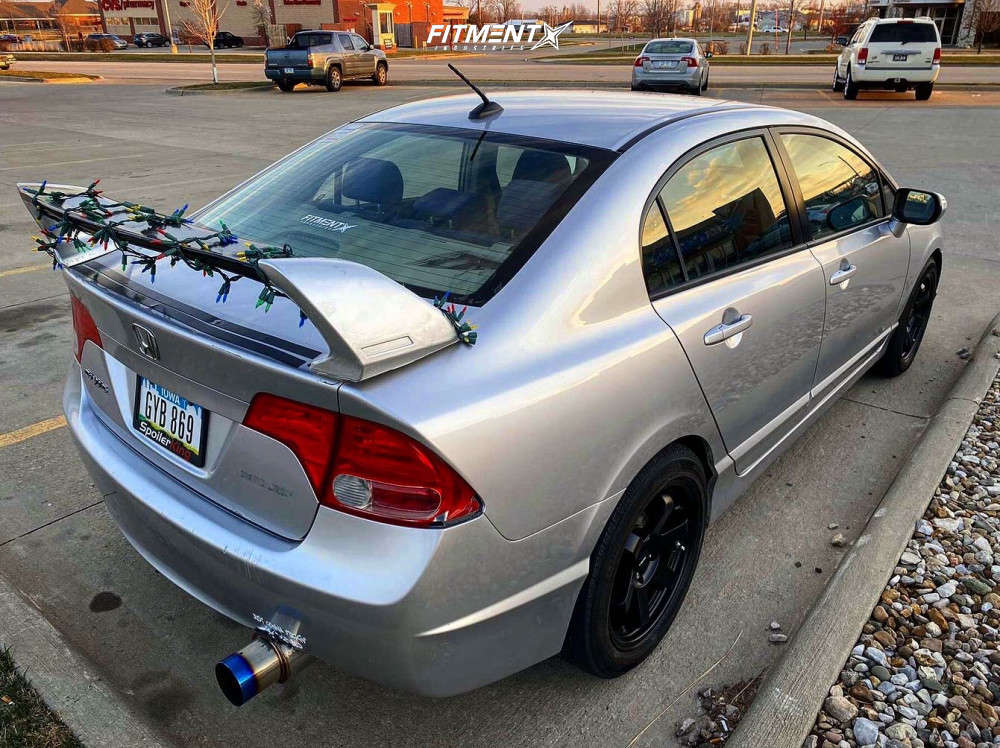 2008 Honda Civic Hybrid with 17x8 AVID1 AV6 and General 225x50 on Stock  Suspension | 1392775 | Fitment Industries