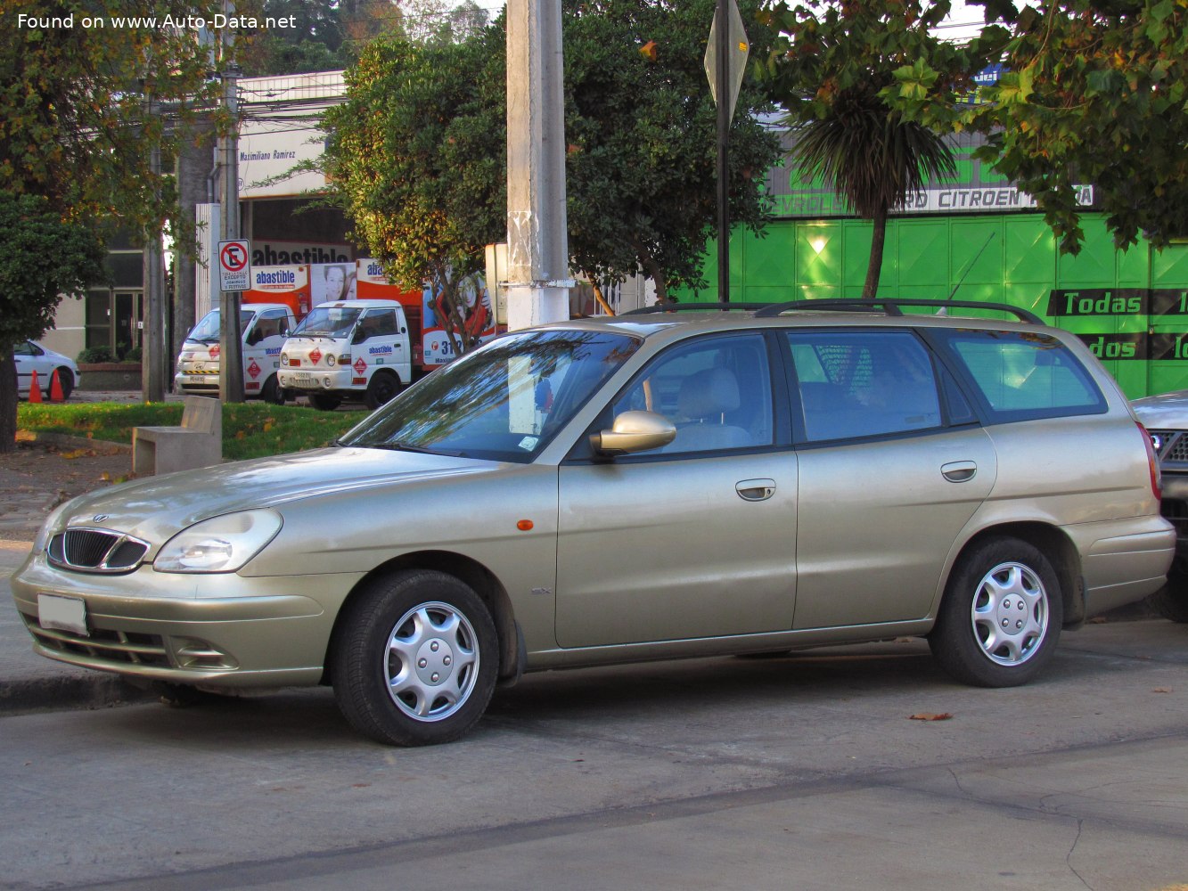2001 Daewoo Nubira Wagon II 1.6 i (106 Hp) | Technical specs, data, fuel  consumption, Dimensions