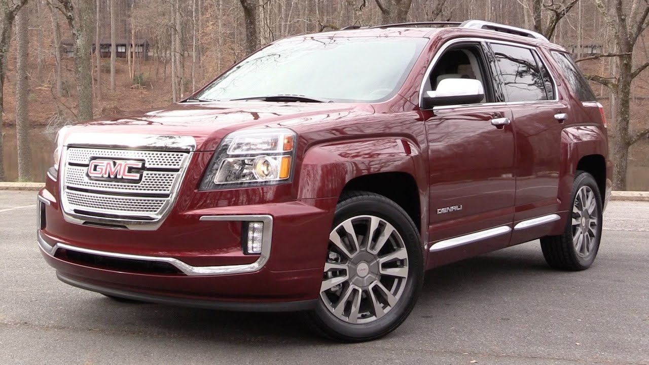 2016 GMC Terrain Denali (V6 AWD) Start Up, Road Test and In Depth Review -  YouTube