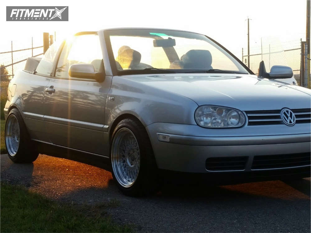 2002 Volkswagen Cabrio with 16x8 JNC Jnc031 and Federal 205x45 on Coilovers  | 441190 | Fitment Industries