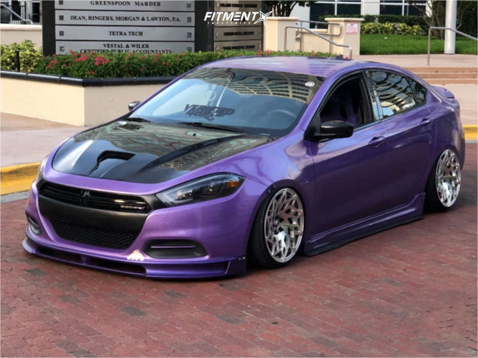 2015 Dodge Dart SXT with 18x9.5 WatercooledIND MD1 and Achilles 215x35 on  Air Suspension | 1892264 | Fitment Industries