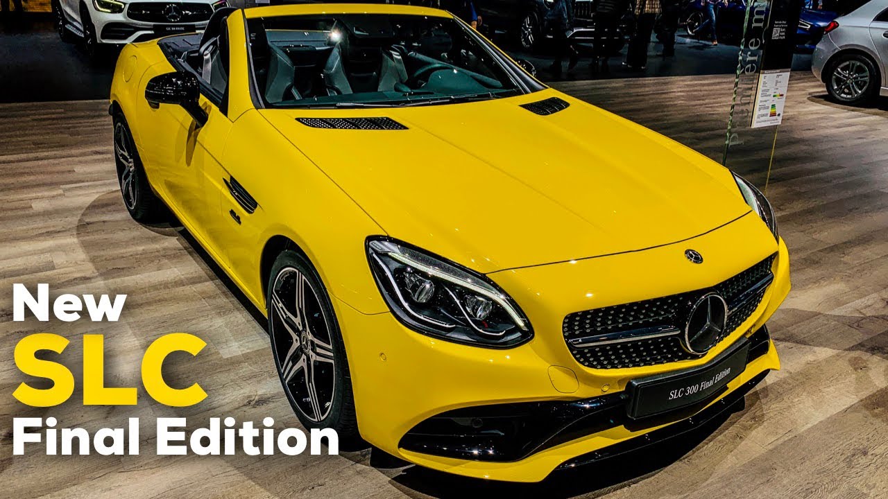 2019 MERCEDES SLC 300 FULL REVIEW Final Edition SLC43 AMG SUN YELLOW AMG  Line - YouTube