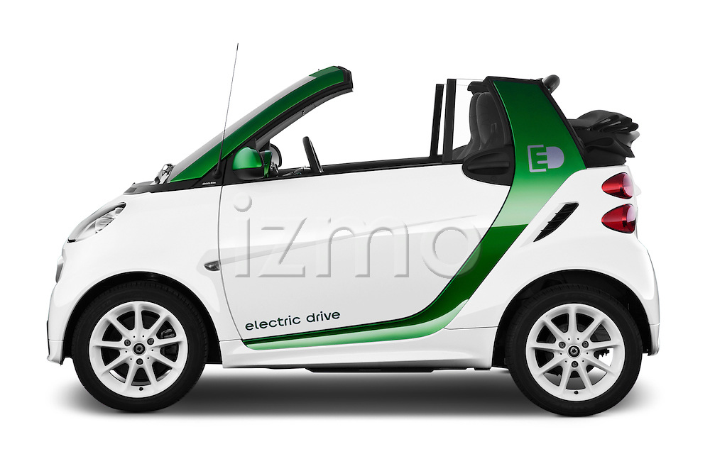 2013 Smart FOR TWO Electric Drive 2 Door Convertible Side View Car Pics |  izmostock