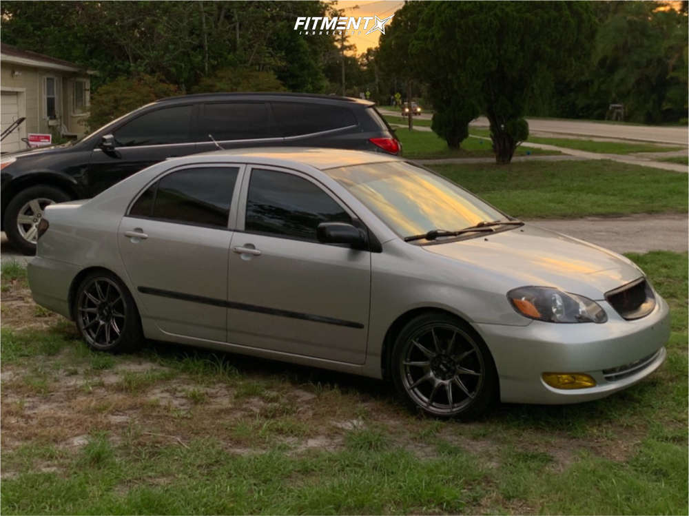 2006 Toyota Corolla CE with 17x7.5 XXR 527 and Milestar 215x40 on Coilovers  | 726280 | Fitment Industries
