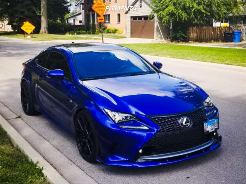 2018 Lexus RC350 F Sport with 20x8.5 Rotiform Kps and Nitto 255x30 on  Coilovers | 762932 | Fitment Industries