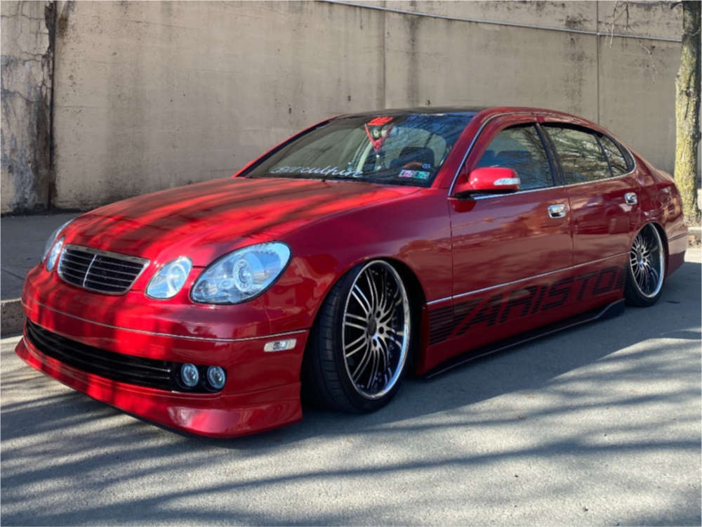1999 Lexus GS400 with 19x8.5 35 Vertini Hennessey and 245/35R19 Achilles  868 All Seasons and Air Suspension | Custom Offsets