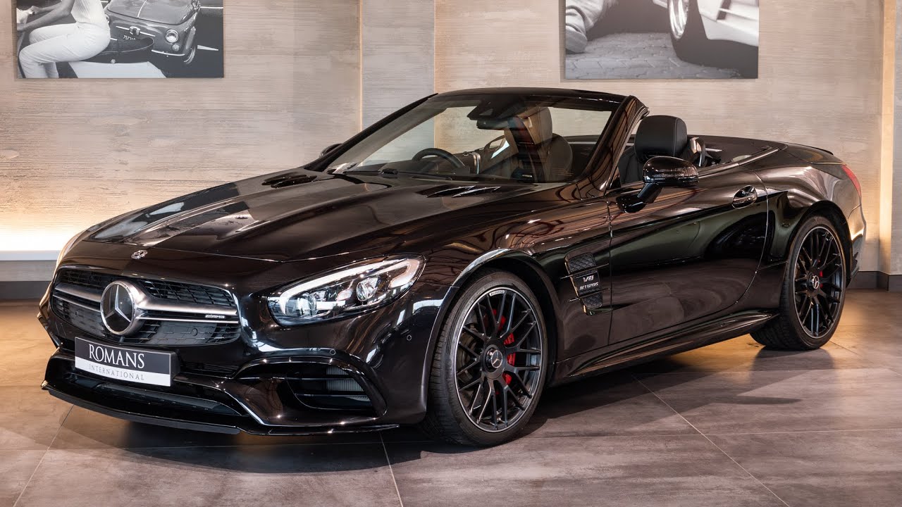 2019 Mercedes AMG SL63 - Obsidian Black Metallic - Walkaround & Interior  [4K] - YouTube