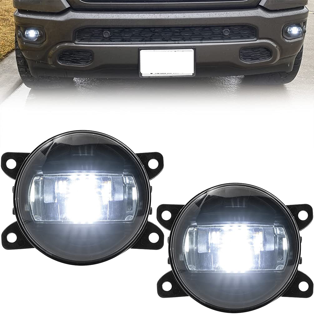 Amazon.com: NJSBYL Fog Lamps for 2019-2021 Ram 1500/2500/3500 & 2014-2021 Ram  ProMaster 1500/2500/3500 Front Bumper Driver Passenger Side LED Fog Lights  Kits : Automotive