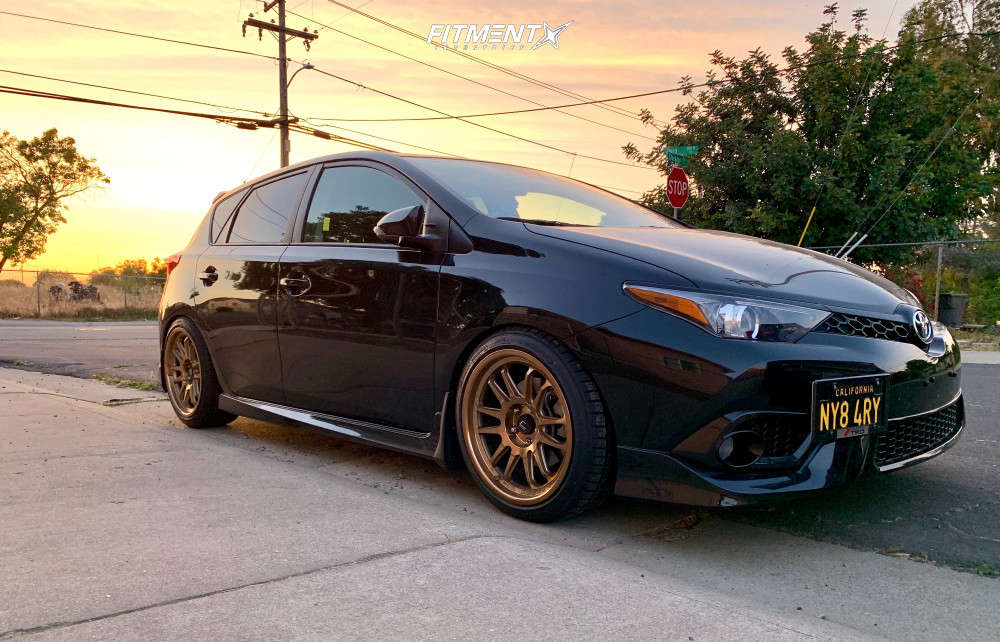2018 Toyota Corolla IM Base with 18x9 Cosmis Racing XT-206R and Falken  235x40 on Coilovers | 703445 | Fitment Industries