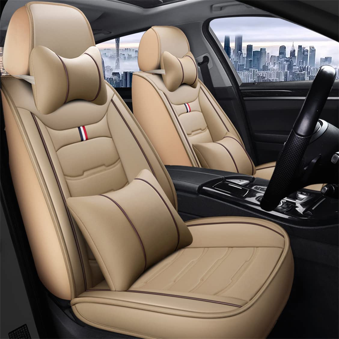Amazon.com: Yajomi Car Seat Covers Fit for Hyundai XG350 2003-2005 2 Front  Seats Luxury Wear-Resistant Non-Slip Waterproof Faux Leather Cushion Cover  Protectors Car Interior Accessories (Beige) : Automotive