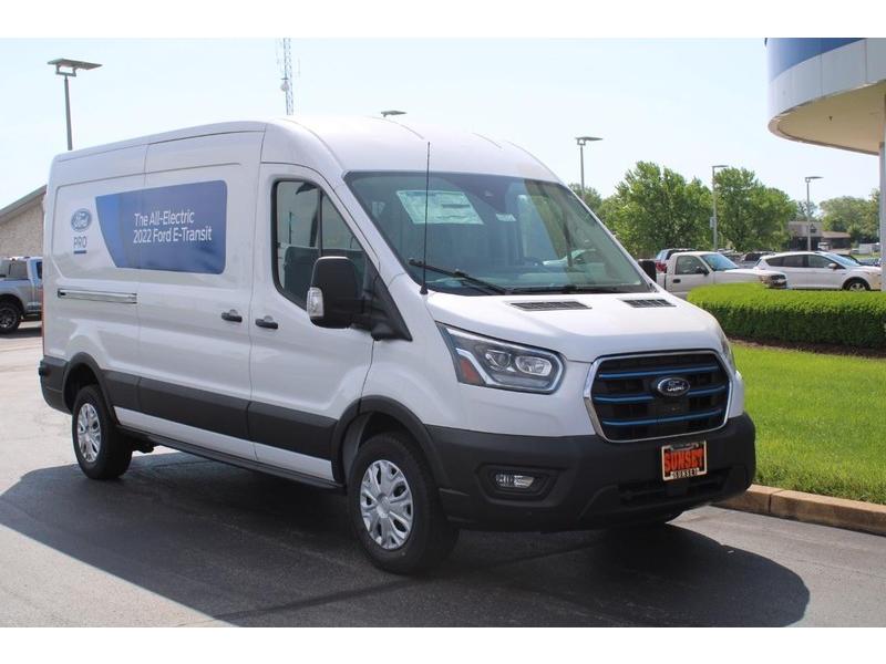 New 2022 Ford Transit Van T-350 Med Roof Slide Electric Full-size Cargo Van  in St Louis #69072 | Sunset Ford St. Louis