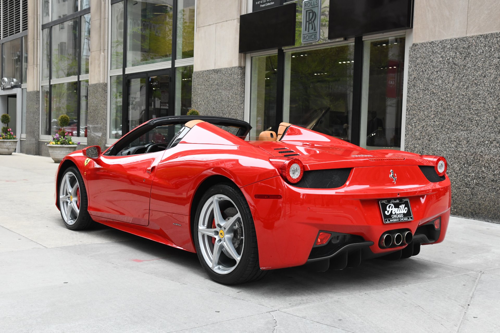 Used 2015 Ferrari 458 Spider For Sale (Sold) | Bentley Gold Coast Chicago  Stock #GC2360