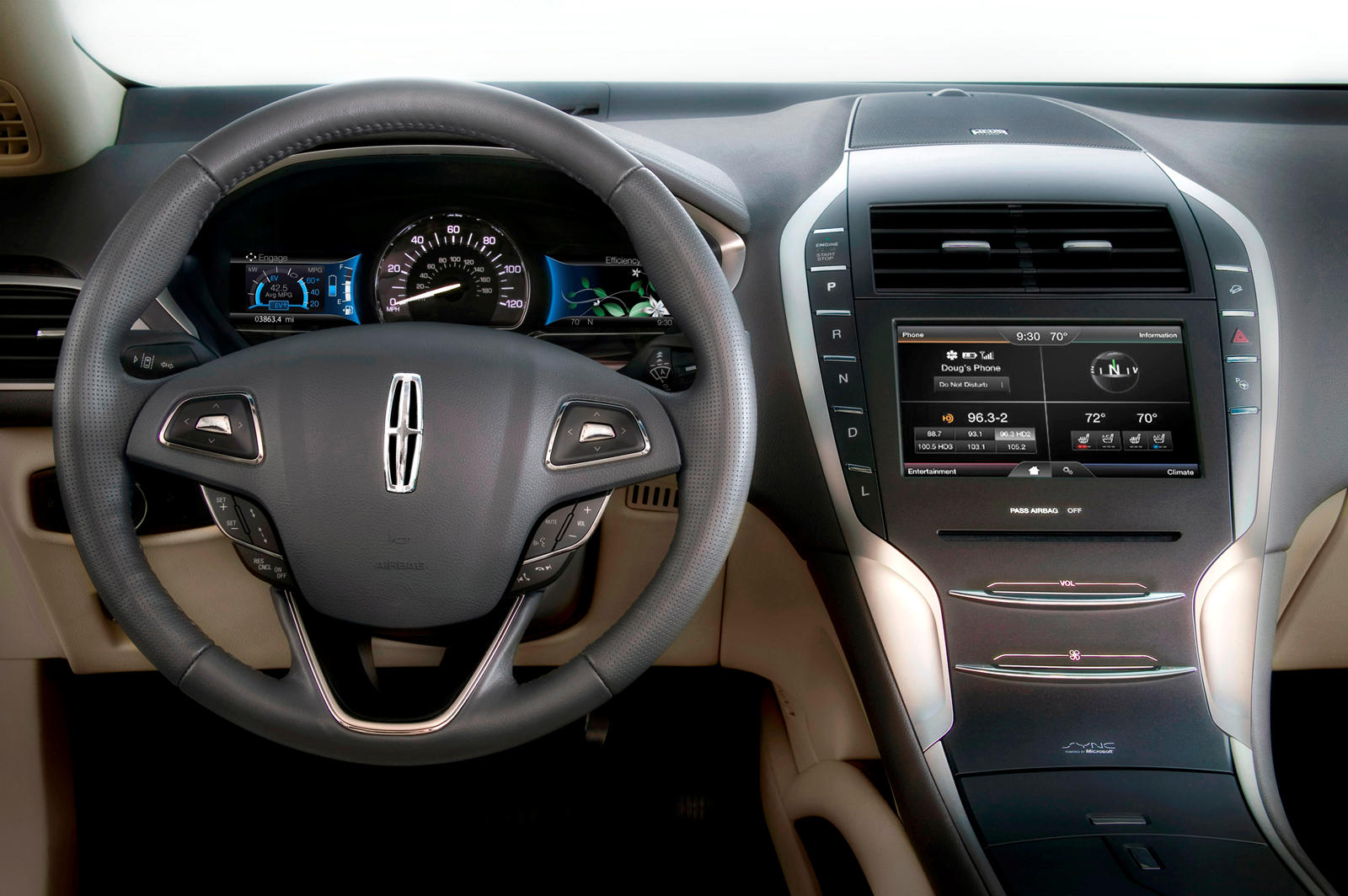 2016 Lincoln MKZ Hybrid Interior Photos | CarBuzz