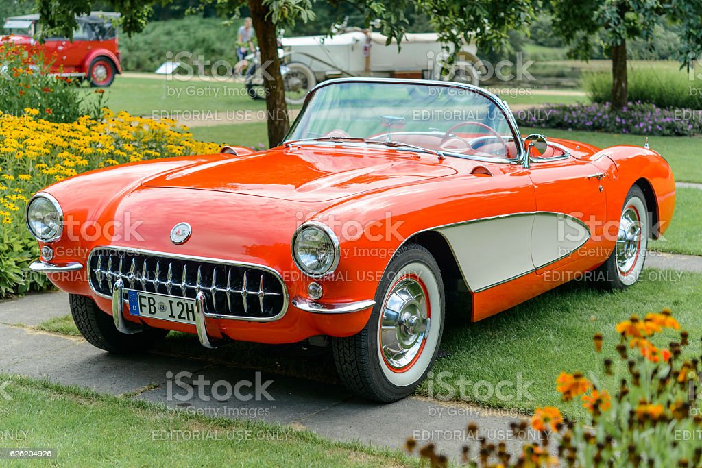 Chevrolet Corvette C1 Classic Sports Car Stock Photo - Download Image Now -  Vintage Car, Collector's Car, 1950-1959 - iStock