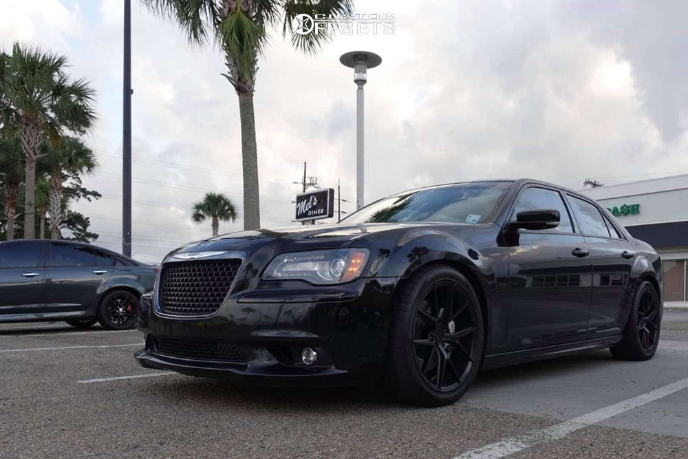 2013 Chrysler 300 with 20x9 20 Verde Axis and 275/40R20 Atturo Az850 and  Lowering Springs | Custom Offsets