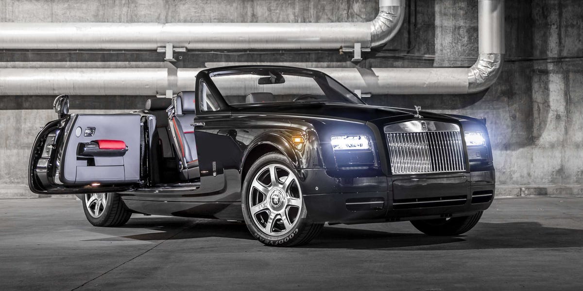 Rolls-Royce Phantom Drophead Coupe Nighthawk at the Super Bowl