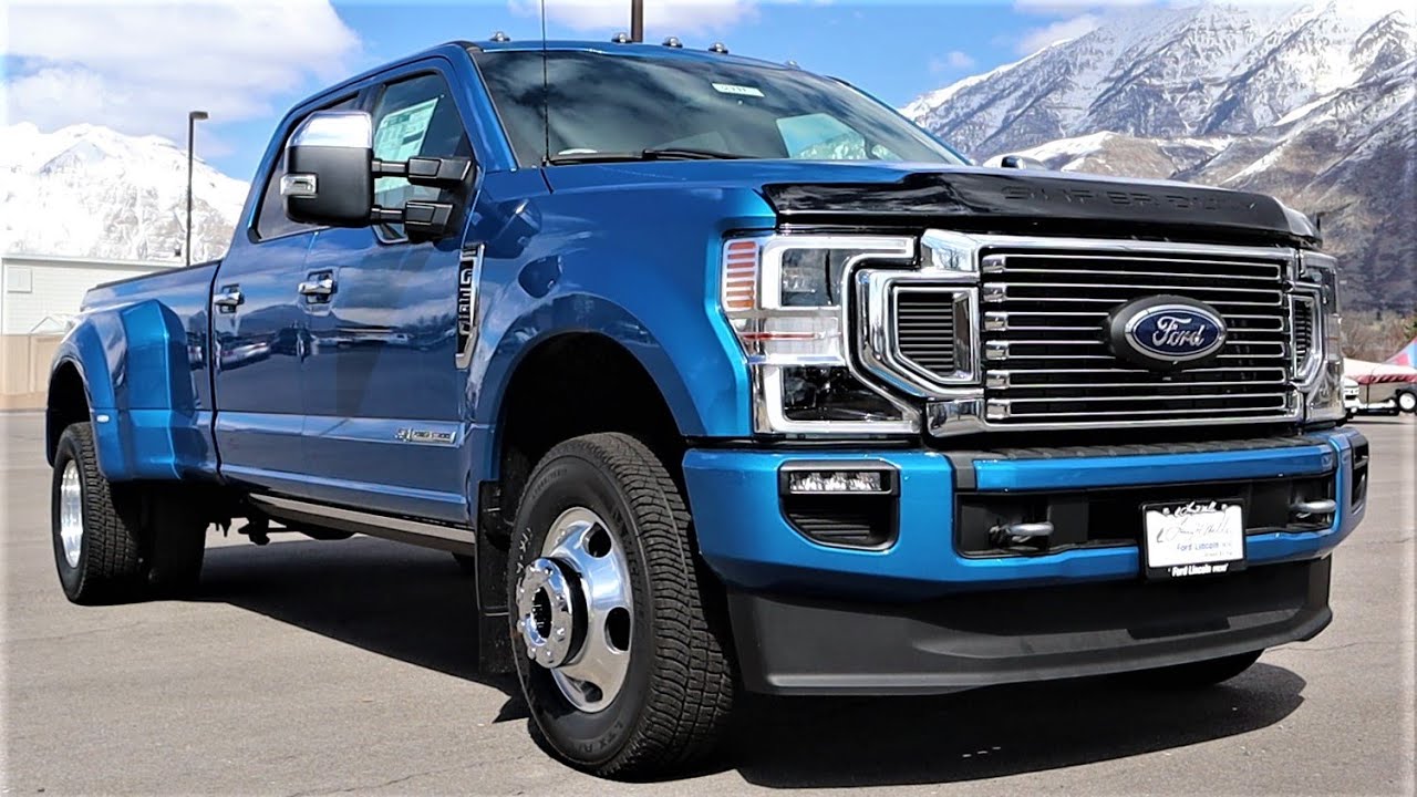 2021 Ford F-350 Platinum Dually: A Truck More Expensive Than Your First  House! - YouTube