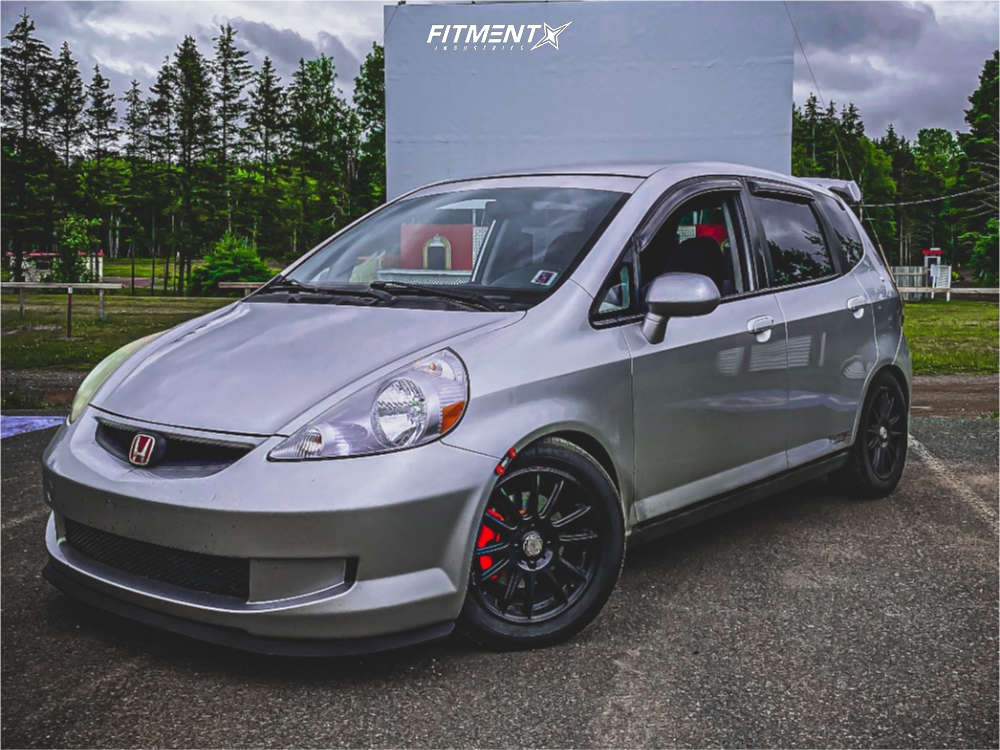 2007 Honda Fit Base with 15x6.5 Dai Alloys Dw100 and Mirage 195x45 on  Lowering Springs | 1785253 | Fitment Industries
