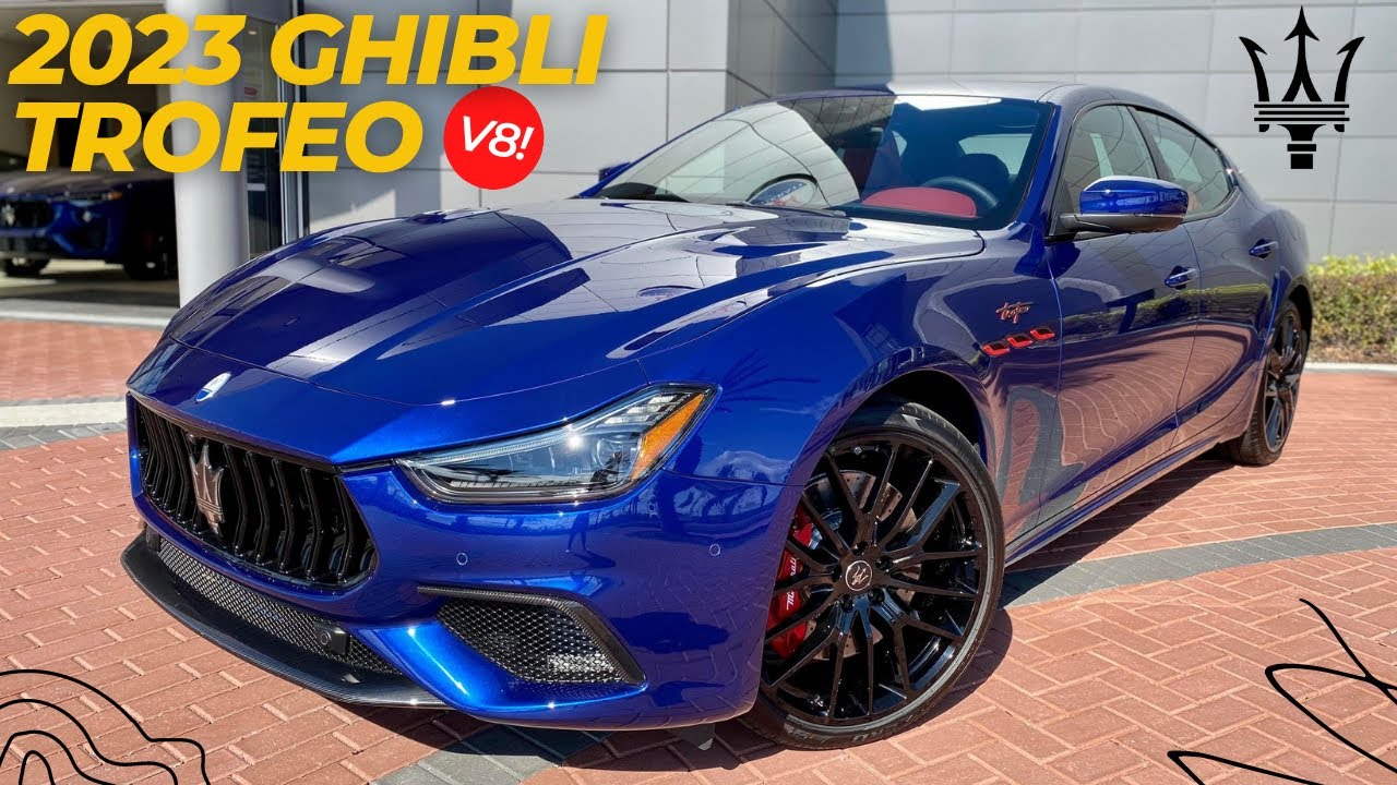 The First 2023 Maserati Ghibli Trofeo Could Be The Last New V8 Model Ever -  YouTube