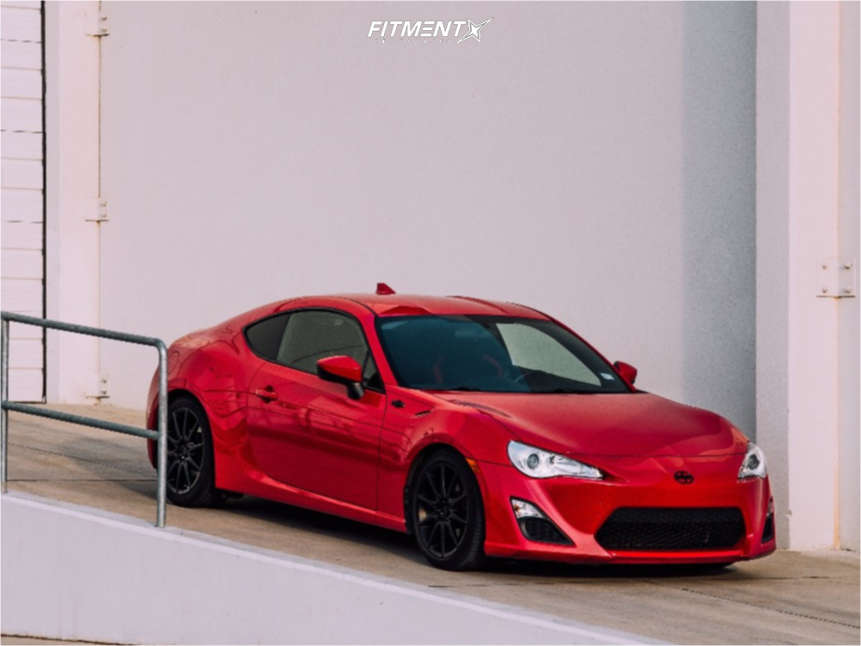 2016 Scion FR-S Base with 17x7.5 Focal F-007 and Michelin 225x35 on  Lowering Springs | 711918 | Fitment Industries