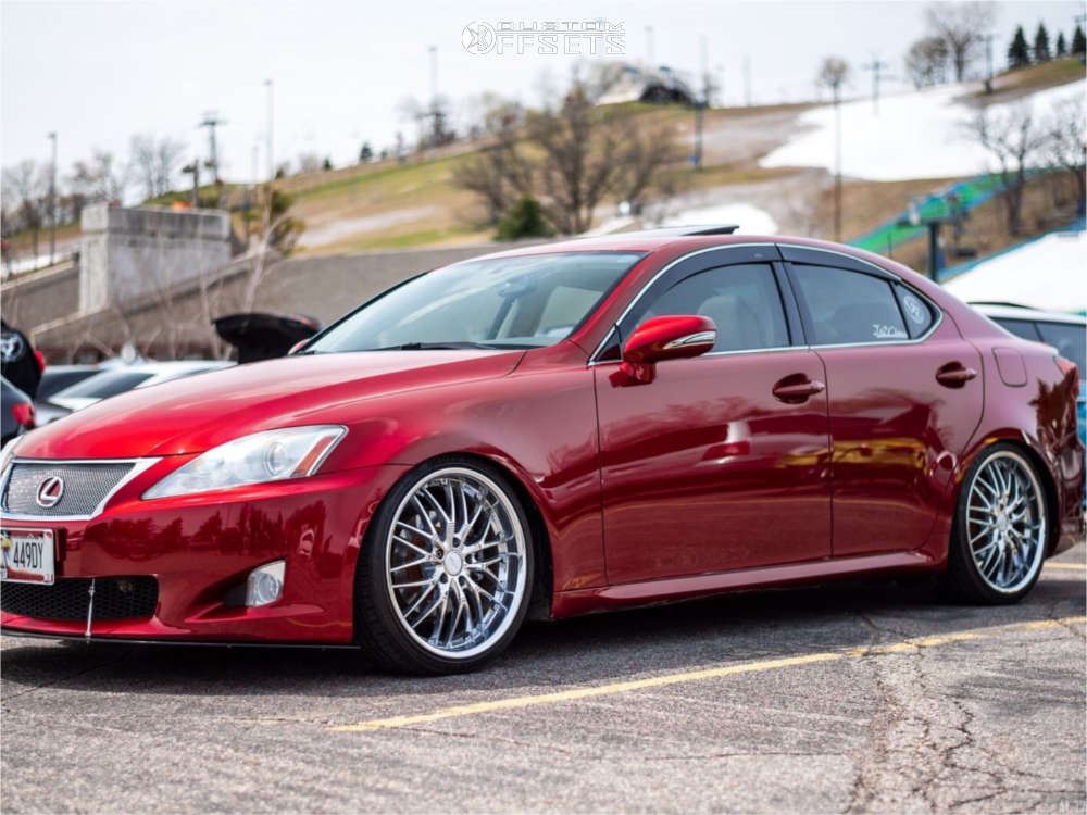 2009 Lexus IS250 with 19x9.5 45 MRR Gt1 and 245/35R19 Ironman Imove Gen 2  As and Coilovers | Custom Offsets