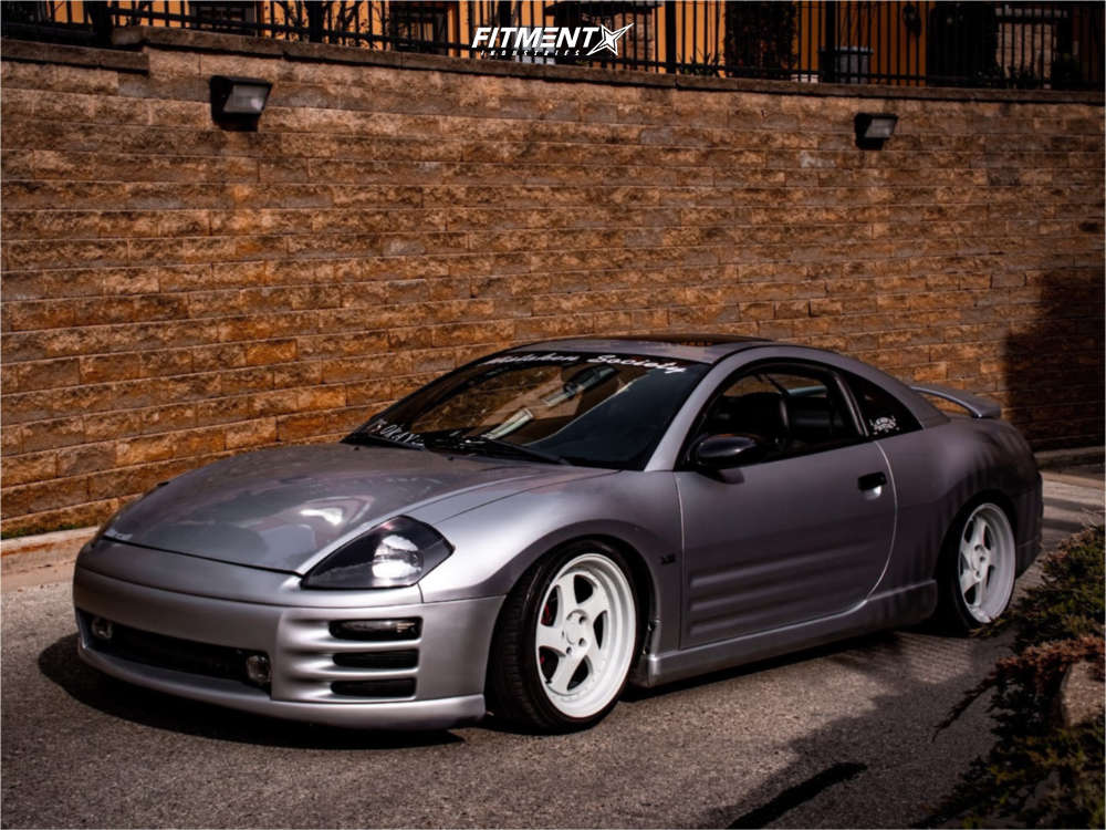 2001 Mitsubishi Eclipse GT with 18x9.5 ESR Sr02 and Pantera 225x40 on  Coilovers | 1122448 | Fitment Industries
