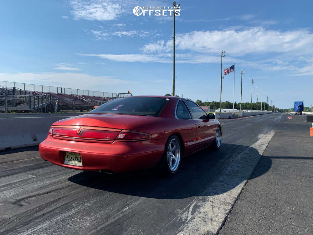 1997 Lincoln Mark VIII with 18x8.5 35 Aodhan Ds05 and 245/35R18 Achilles  Atr Sport 2 and Coilovers | Custom Offsets