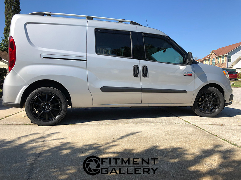 2017 Ram ProMaster City - 17x7.5 Voxx Wheels 235/45R17 Kumho Tires