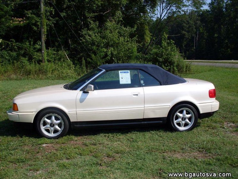 1998 Audi Cabriolet, Stock No: 4221 by B&G AUTO, HAYES VA