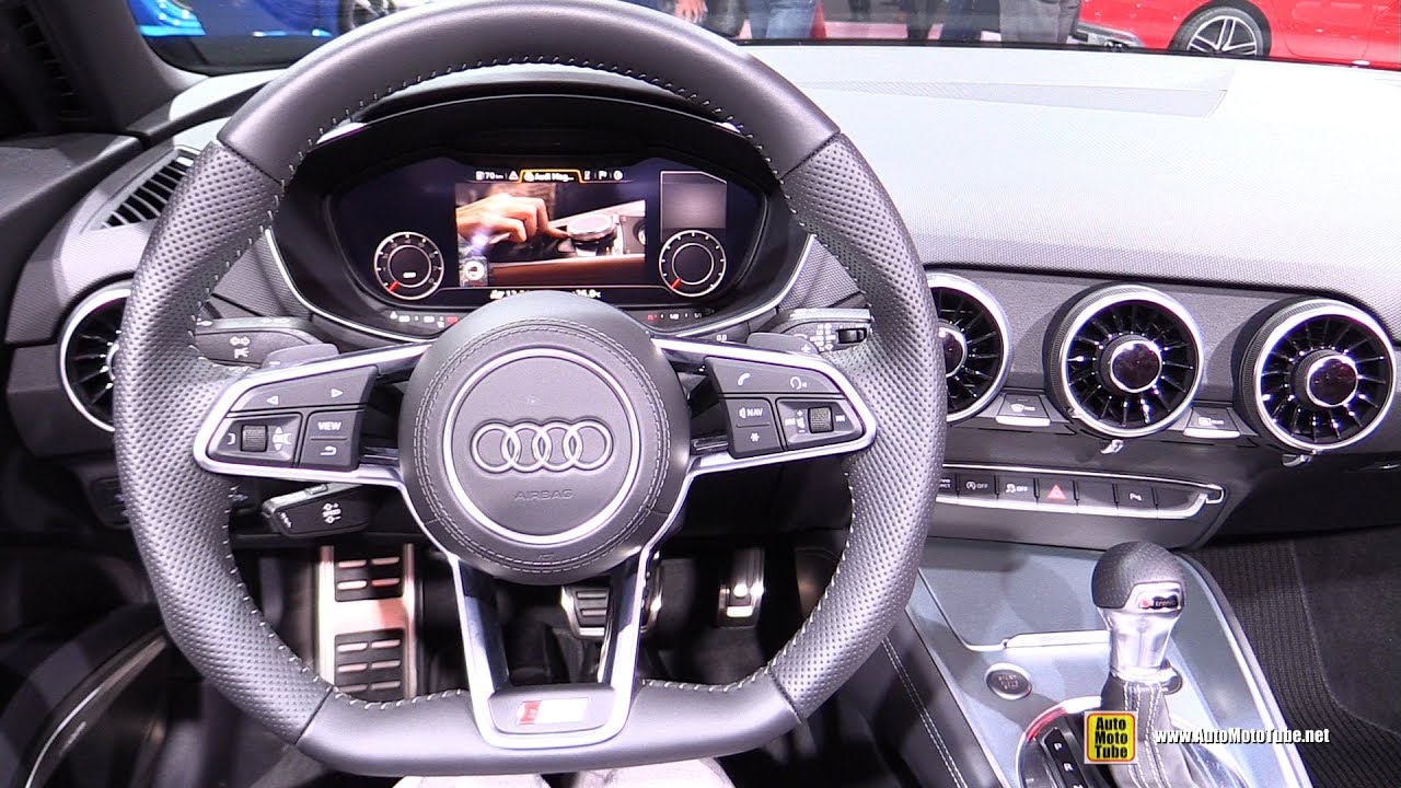 2017 Audi TT Convertible S Line - Interior Walkaround - 2016 Paris Motor  Show - YouTube