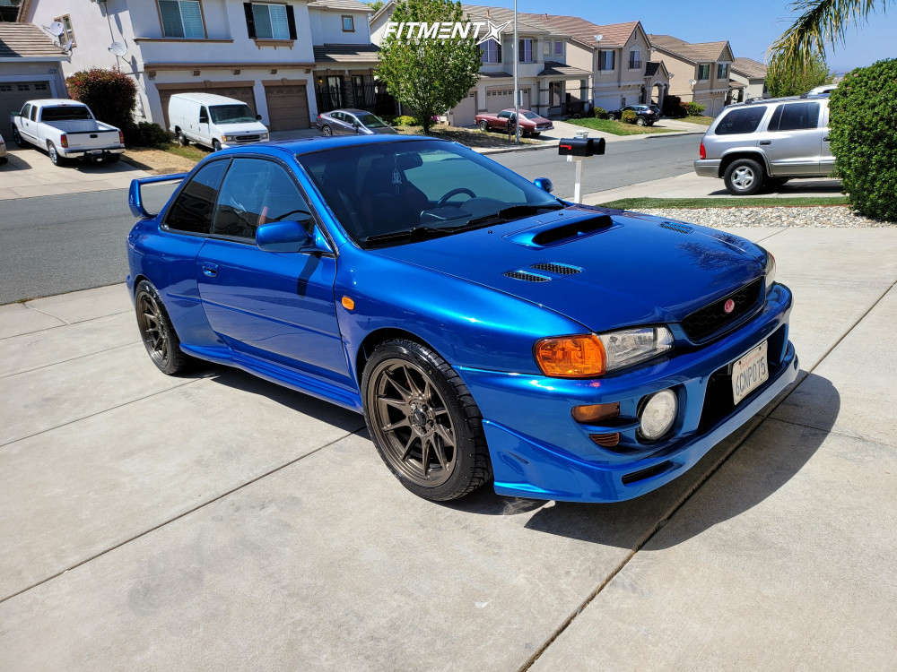 2000 Subaru Impreza RS with 18x9.5 Konig Dekagram and Federal 265x35 on  Coilovers | 1697020 | Fitment Industries