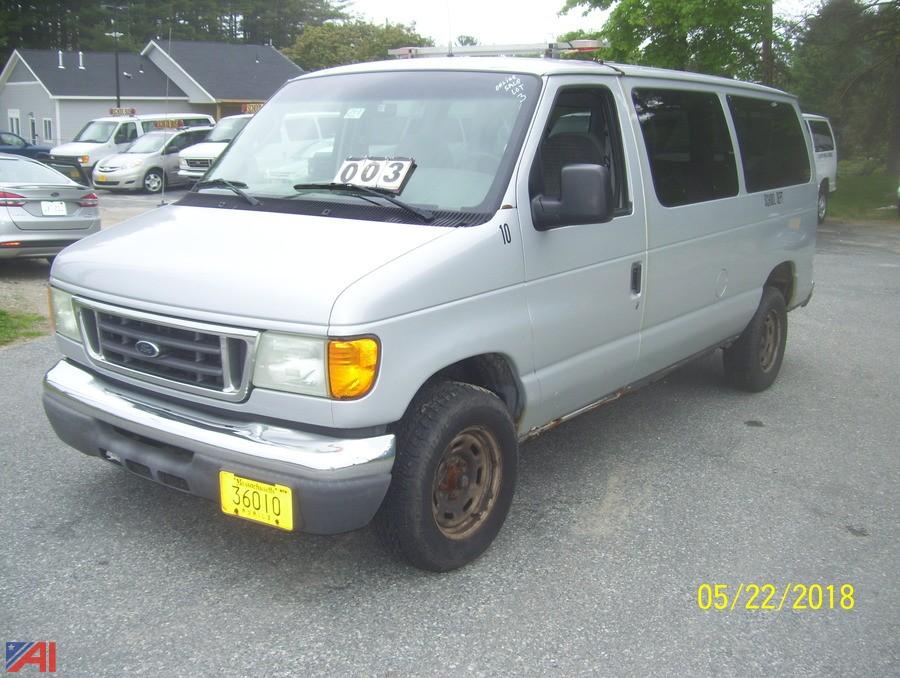 Auctions International - Auction: Town of Oxford, MA #14392 **7% BP** ITEM: 2004  Ford E150 XLT Van