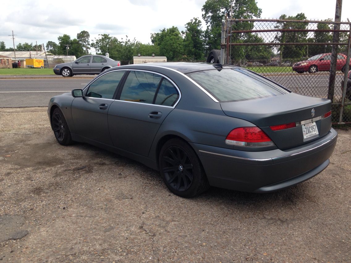 2002 BMW 745 Matte Gray New Orleans Painter | Bmw, Bmw 7 series, Car  painting