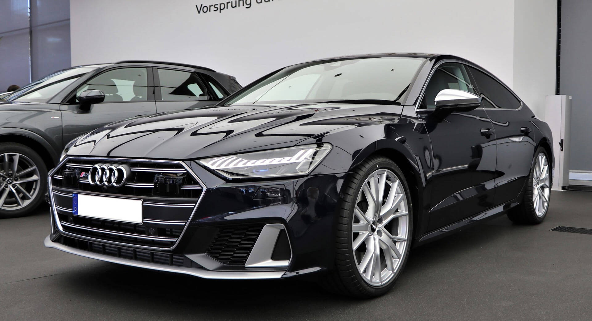 2020 Audi S7 On Display With Firmament Blue Metallic Exterior | Carscoops
