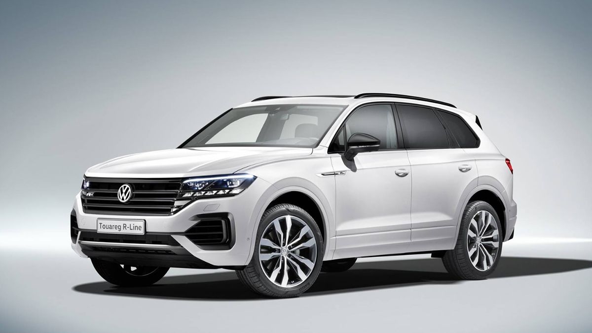 There's an all-new VW Touareg, but it's not for us