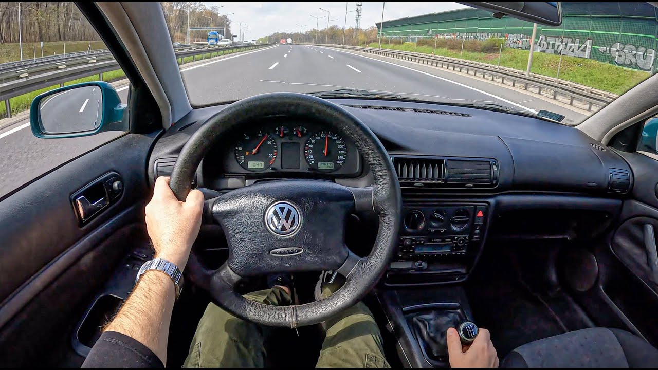 1999 Volkswagen Passat B5 [1.9 TDI 115HP] |0-100| POV Test Drive #1212 Joe  Black - YouTube