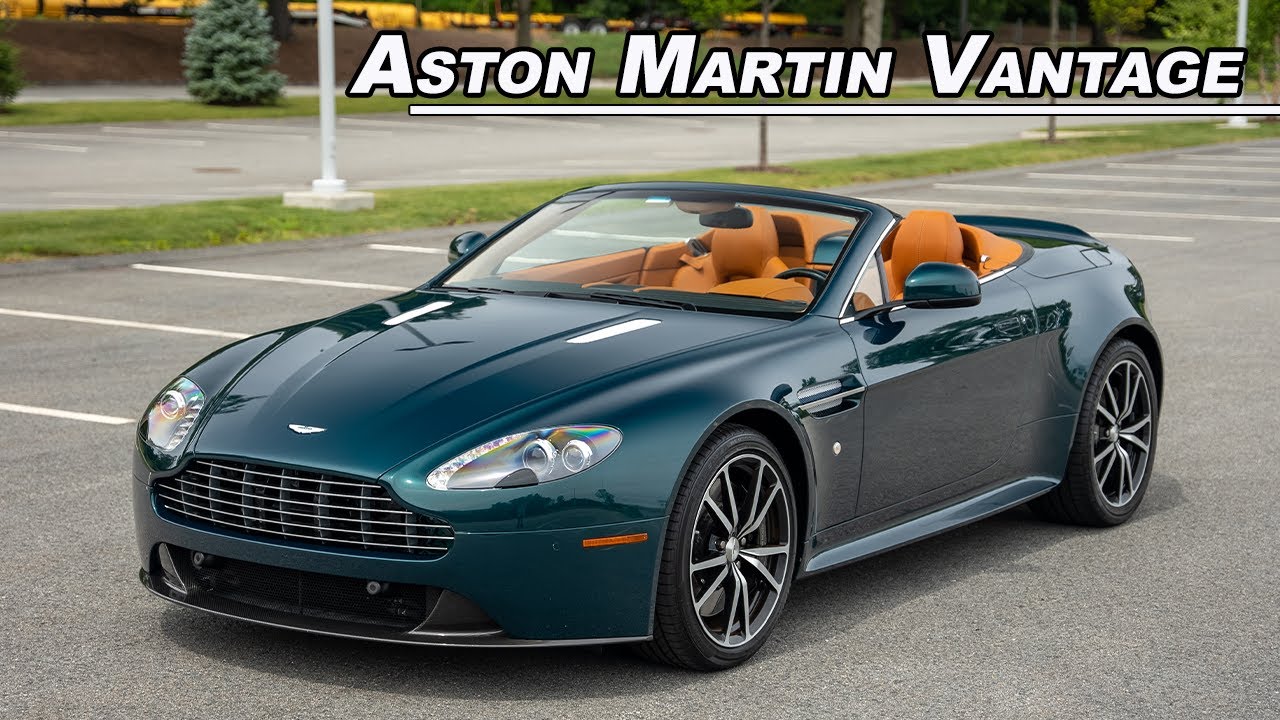 2012 Aston Martin Vantage S Roadster - British V8 Motoring With No Roof!  (POV Binaural Audio) - YouTube