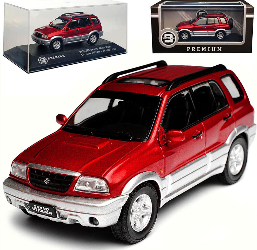 1:43 Scale Model Suzuki Grand Vitara Escudo 2001 5 Door Red Triple 9 Car  BNIB 9580015708272 | eBay