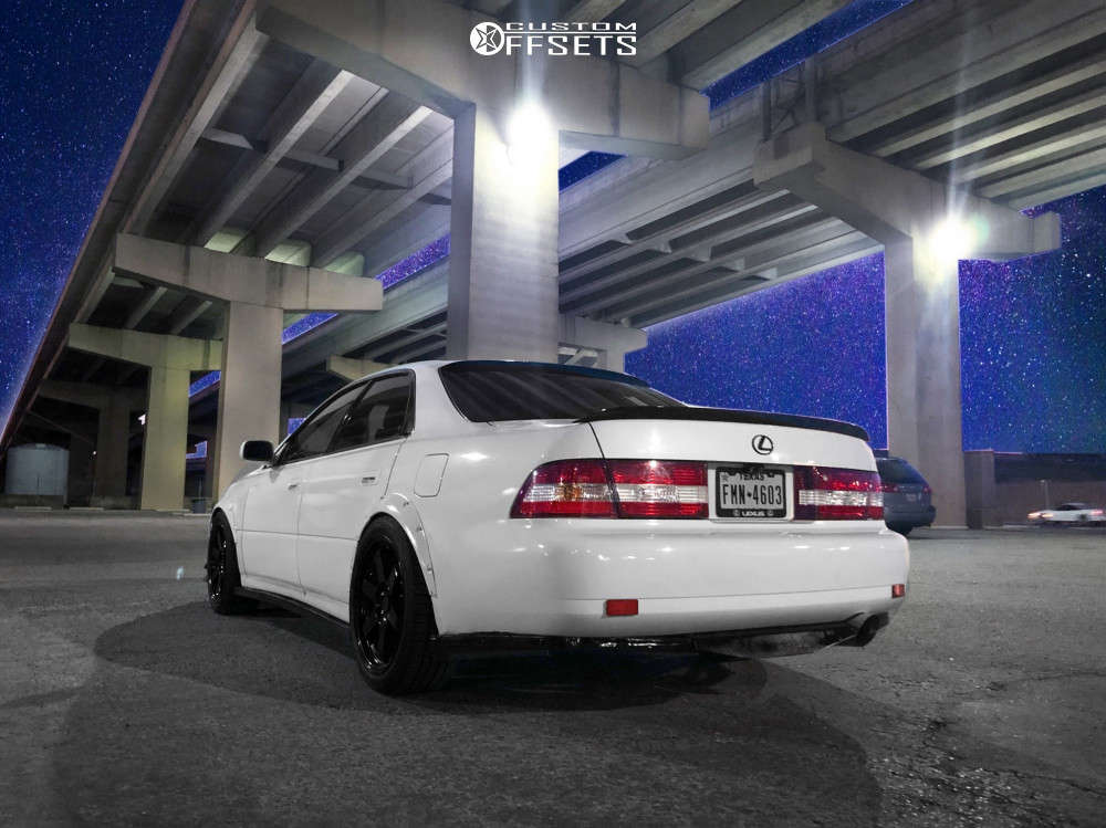 2000 Lexus ES300 with 18x8 35 AVID1 AV6 and 225/45R18 Michelin Premier A/s  and Coilovers | Custom Offsets