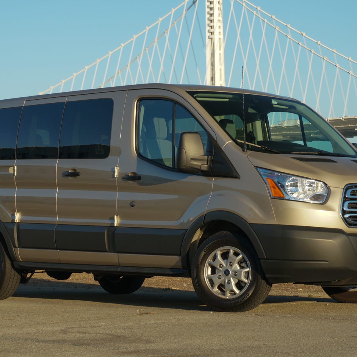 2015 Ford Transit 150 XLT review: Ford's full-size van is a big box  bursting with potential - CNET