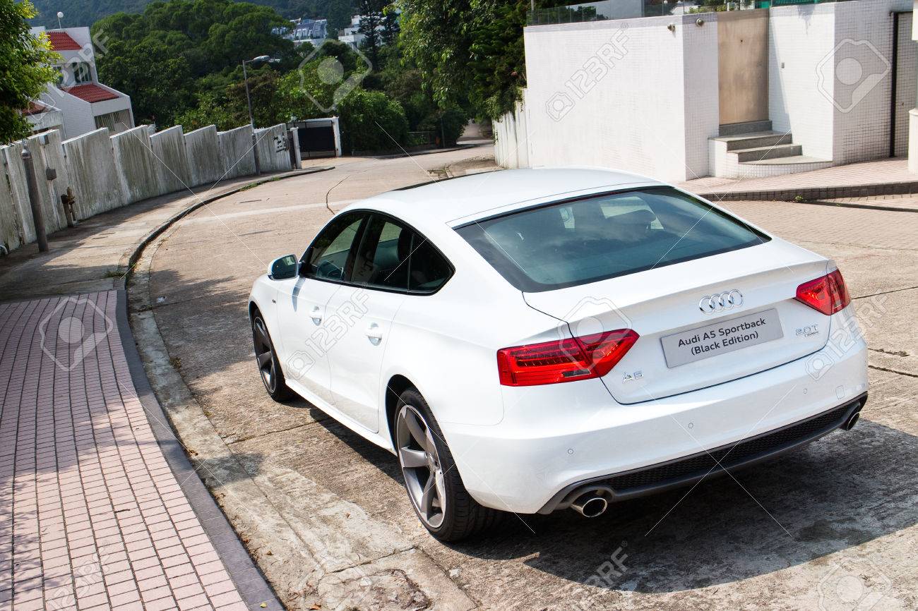 Hong Kong, China Oct 3, 2014 : Audi A5 Sportback Black Edition 2014 Test  Drive On Oct 3 2014 In Hong Kong. Stock Photo, Picture And Royalty Free  Image. Image 33183781.